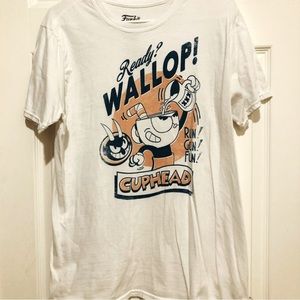 Cuphead x Funko White/Orange Tee